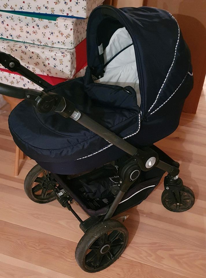 Kinderwagen mit Babyschale, Teutonia incl. sehr viel Zubehör! in Twedt b Schleswig