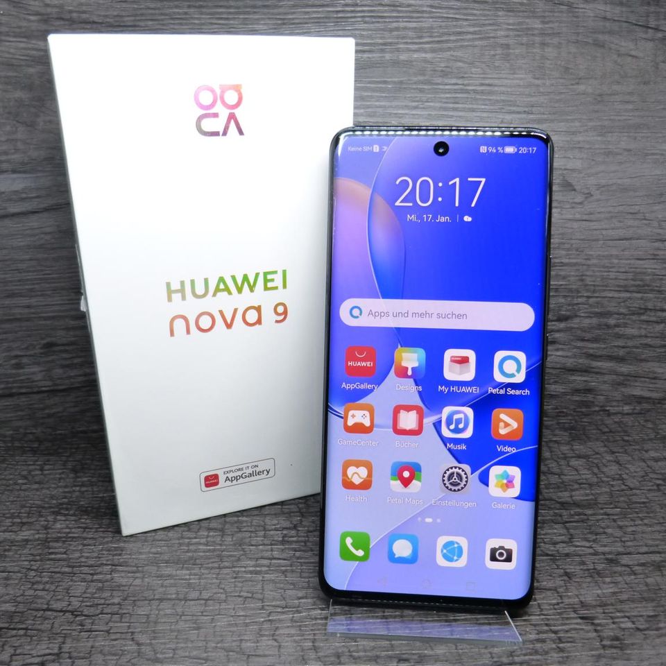 Huawei nova 9 schwarz 128GB Top Zustand in OVP +1 Jahr Garantie in Arnsberg