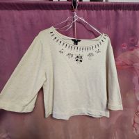 Crop Pullover Beige M Strasssteine Glitzer H&M Croptop Rheinland-Pfalz - Alsheim Vorschau