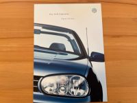 VW Golf 4 Cabriolet sportline Prospekt von 2000 Bayern - Nandlstadt Vorschau
