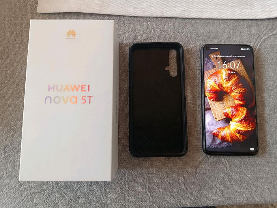 Huawei Nova 5T Smartphone 15,9 cm/6,26 Zoll, 128 GB,48 MP in Westerrönfeld