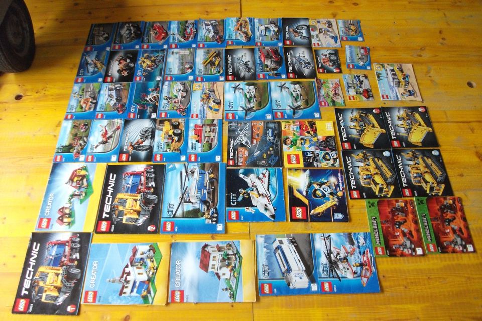 20 kg LEGO Bauteile SAMMLUNG 50 Stück Bauanleitungen 42024 42028 in Berchtesgaden