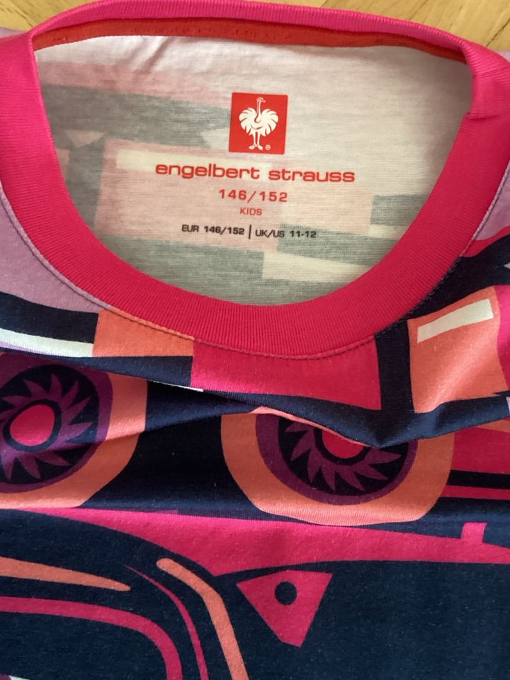 Engelbert Strauss T-Shirt (pink/bunt) Gr. 146/152 in Kleinostheim