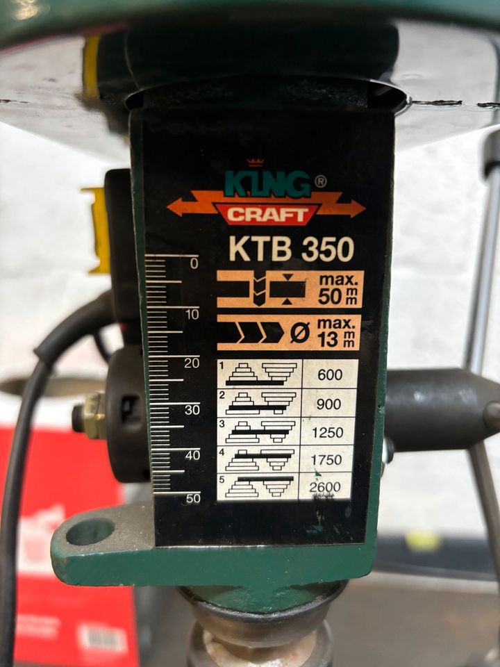 Tischbohrmaschine / Bohrmaschine King Craft KTB 350 in Gummersbach