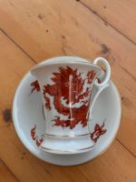 Dresden Porzellan Espresso Mokka Tasse roter Drache W. Wehsener Nordrhein-Westfalen - Netphen Vorschau