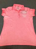 Soccx Shirt koralle Silber Pailletten Schlitz Knöpfe Gr 42 xl neu Hessen - Rodgau Vorschau
