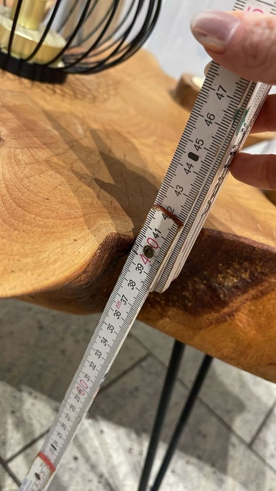 Couchtisch Beistelltisch aus einem Buchen Wurzelhals 120 cm in Rheinmünster