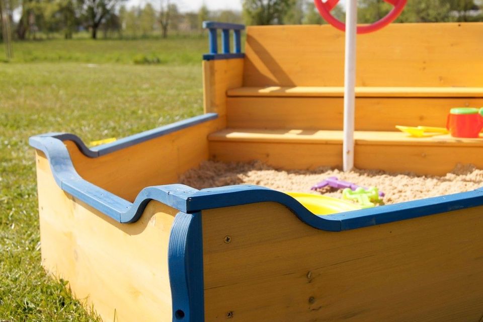 Sandkasten, Sandkastenboot, Boot, Schiff, Sandbox, Sandkiste in Verl