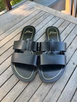 J. Crew Sandalen schwarz Leder 38 Brandenburg - Potsdam Vorschau