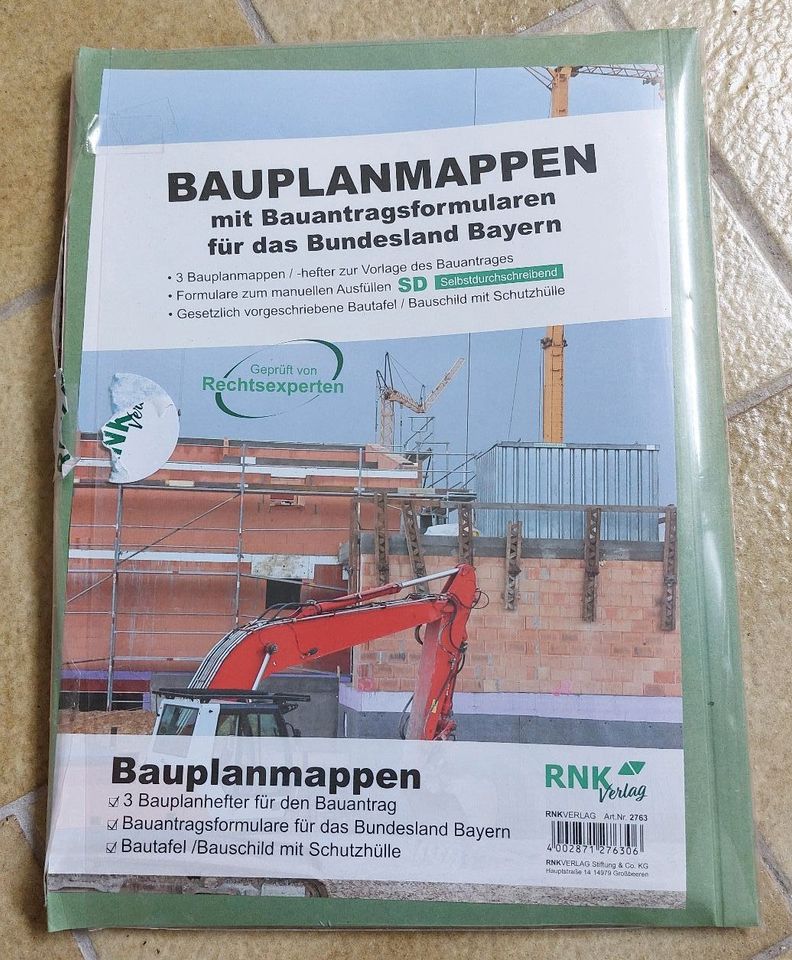 Bauplanmappe Bayern in Bad Feilnbach