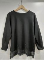 Schwarzer Mango Pulli mit Spitze, Gr. M Brandenburg - Bernau Vorschau