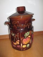 Rum topf Rumtopf glasiert Ton Höhe ca. 32 cm Bayern - Pöttmes Vorschau