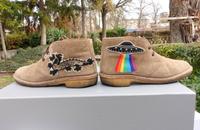 Gucci Schuhe 43 1/2 schuh boots beige velours wildleder stiefl Bayern - Freilassing Vorschau