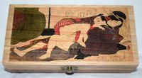 Shunga Schmuckdose Schatulle Bild Akt Japan Truhe Holzbox Unikat Niedersachsen - Bad Pyrmont Vorschau