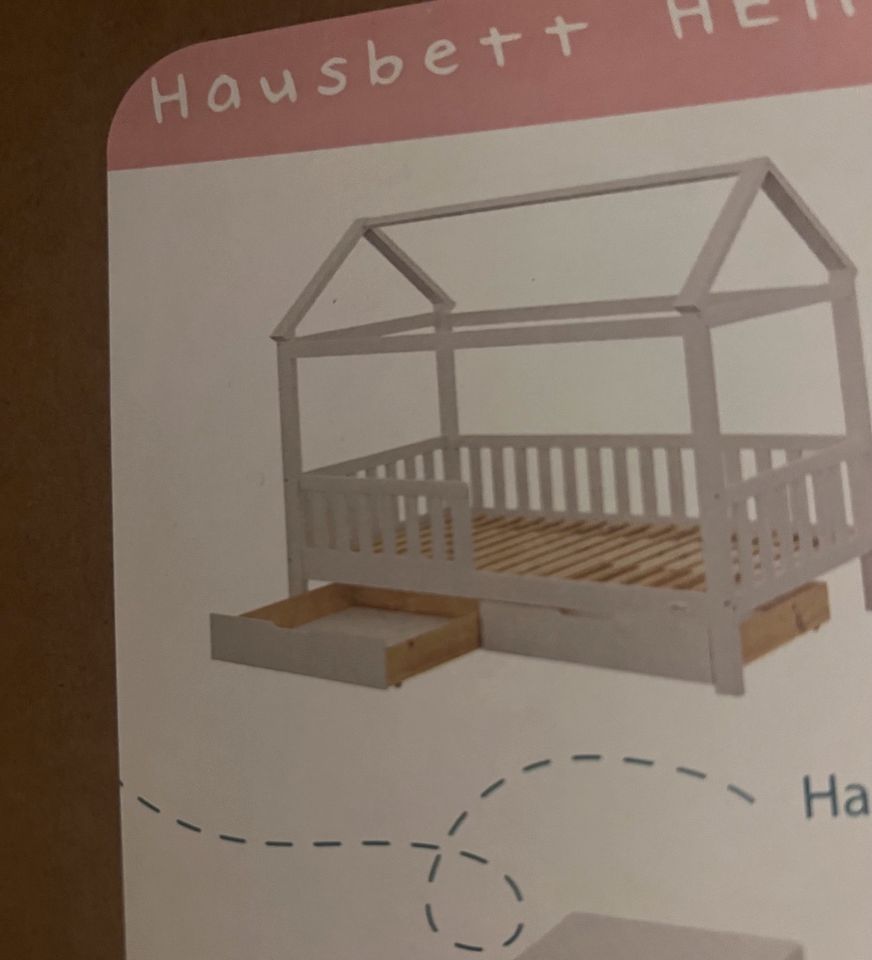 Alcube Hausbett aus massivem Kiefernholz, Kinderbett **NEU** in Münster