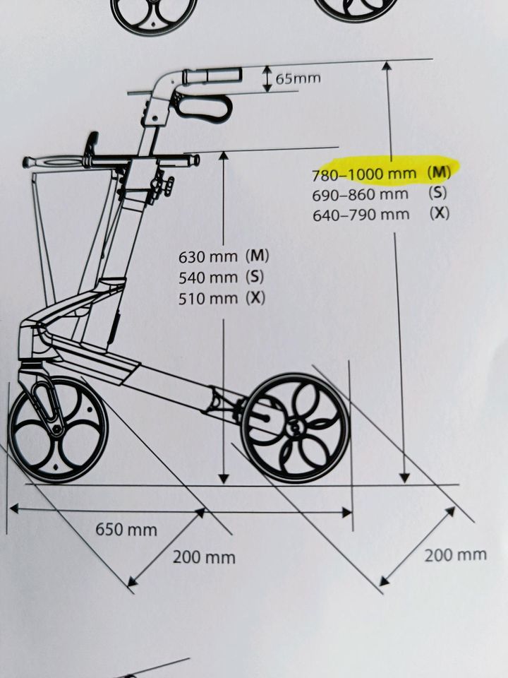 Rollator Neue bis 165kg in Neuhausen