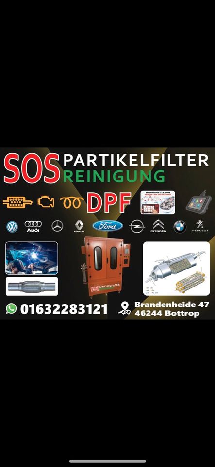 Partikelfilter Reinigung mit Protokoll Profi Dpf reinigen in Essen