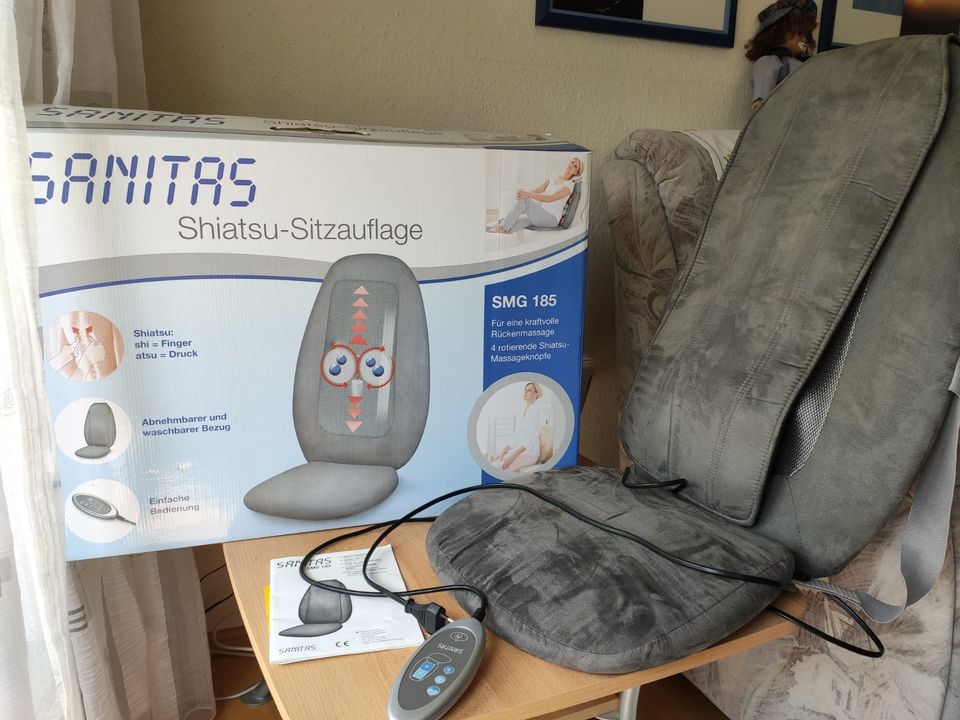 Santas Shiatsu Rücken-Massage Sitzauflage SMG 185