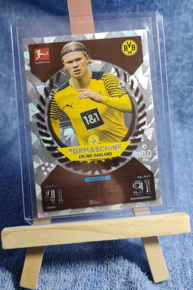 Topps Match Attax Saison 21/22 Erling Haaland (Kreis der Besten) in Wiesbaden