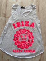 Ibiza Tank top Shirt weiß rosa Party people Palmen 36 Sommer Mode Nordrhein-Westfalen - Dinslaken Vorschau