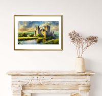 Poster Druck "Altes Schloss in Irland" Deko Bild DIN A4, A3 Niedersachsen - Bassum Vorschau