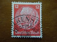 Briefmarke Deutsches Reich 12 Pfennig Gestempelt Saarland - Wallerfangen Vorschau