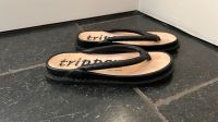 Neue Trippen Flip Flops Leder Zori schwarz 38 Sandale Niedersachsen - Zeven Vorschau