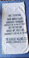 Mehlsack Kansas Milling Co, Wichita, USA, Leinen, Vintage, Deko Rheinland-Pfalz - Büchenbeuren Vorschau