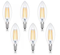 6x E14 LED dimmbare Lampen, Kerzenform, 4 W (wie 40 W) Glühbirne Bayern - Sulzberg Vorschau