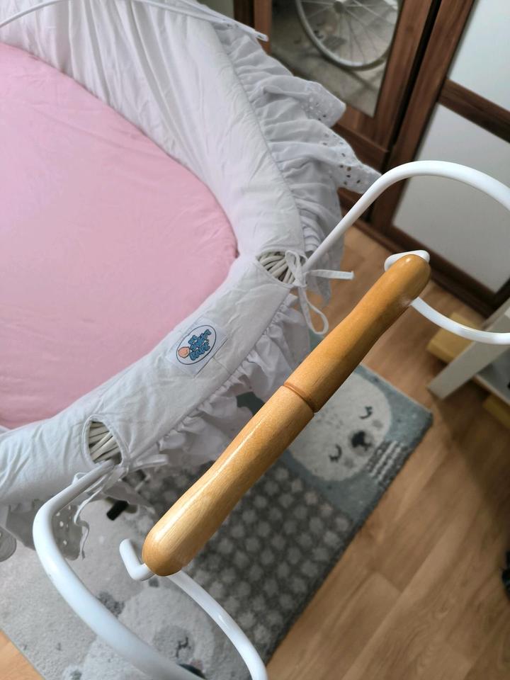 Retro Stubenwagen Beistellbett Bett Kinderbett Wiege Babybett in Markt Schwaben