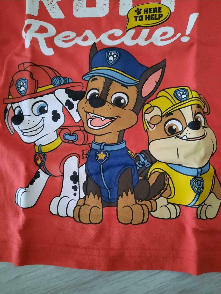 Paw Patrol T-Shirt RUFF RUFF RESCUE Gr 98/104 in Lengede