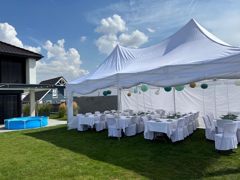 Faltzelt Faltpavillon 8m x 4m Partyzelt Eventzelt zu vermieten in Herbsleben