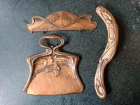 Jugendstil Tischkehrset Kupfer Vintage Kehrschaufel u. Besen Nordrhein-Westfalen - Mülheim (Ruhr) Vorschau