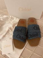 Original Chloé Woody Demin Sandalen Altona - Hamburg Blankenese Vorschau