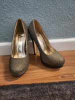 Gold glitzernde High Heels 37 Berlin - Reinickendorf Vorschau