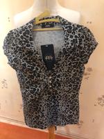 Melrose sexy v Shirt Leo grau Strass 38 neu Hessen - Trebur Vorschau