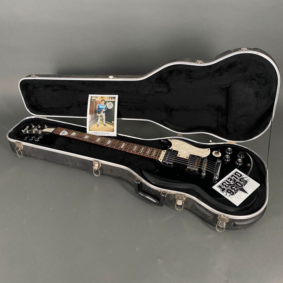 2004 Epiphone SG Custom Ltd black EX - ROD Abwärts SKB Case in Herne