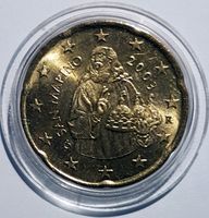 Kursmünze 20 Cent, San Marino 2003, unc. und gekapselt Niedersachsen - Zetel Vorschau