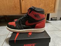 NIKE Air Jordan 1 Retro High OG Bred 43 9,5 Herren Sneaker schuh Lübeck - St. Gertrud Vorschau