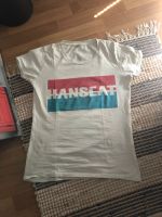 Hanseat Shirt S M 36 blau weiß Earth positive Punk Rostock Hansa Rostock - Stadtmitte Vorschau