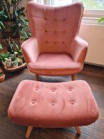 Sessel mit Hocker, rosa, NP 399 € Hannover - Bothfeld-Vahrenheide Vorschau