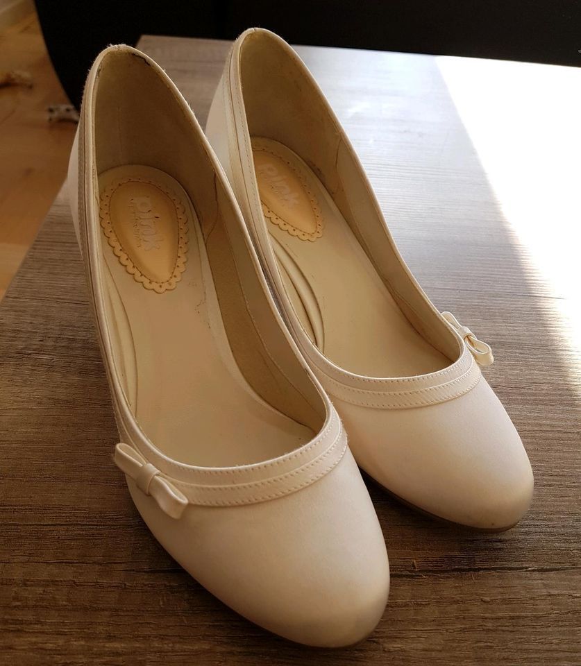 Hochzeitsschuhe Brautschuhe Damenschuhe Pumps Gr.38 Dahlia in Aalen