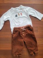 Set von Vertbaudet/Cordhose mit Oberteil Baden-Württemberg - Bad Schönborn Vorschau