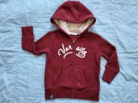 Kuscheljacke Hoodie mit Teddyfellkapuze Gr. 104/110 rot Mecklenburg-Vorpommern - Rostock Vorschau