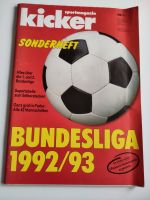 KICKER Sonderheft 92/93 /  Fußball Bundesliga 1992/1993 + 2. Liga Hamburg-Nord - Hamburg Eppendorf Vorschau