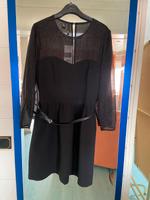 Cocktailkleid Mango Abendkleid schwarz mit Glitzer Hessen - Wöllstadt Vorschau