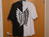 Attack on Titan T shirt schwarzweiß oversized anime manga cosplay Thüringen - Erfurt Vorschau