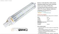 Bonlux Led 2Pin 13W Sockel G24 160mm lang neuwertig Hessen - Gudensberg Vorschau