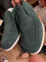 Slipper 39 moosgrünes Wildleder Berlin - Wannsee Vorschau