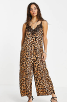 Asos Camisole Vintage Leopard Jumpsuit Y2K Onepiece Einteiler S-M Hessen - Bischofsheim Vorschau